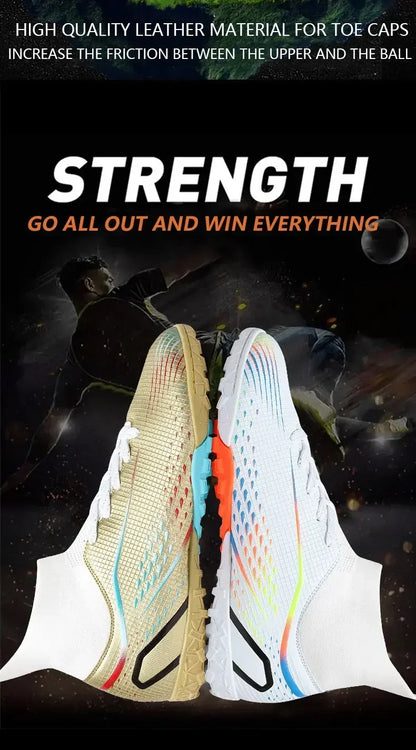 Men's Soccer Cleats High Ankle Turf Soccer Shoes | Professional Outdoor Sneakers 2024 - ZOOMNSTORE