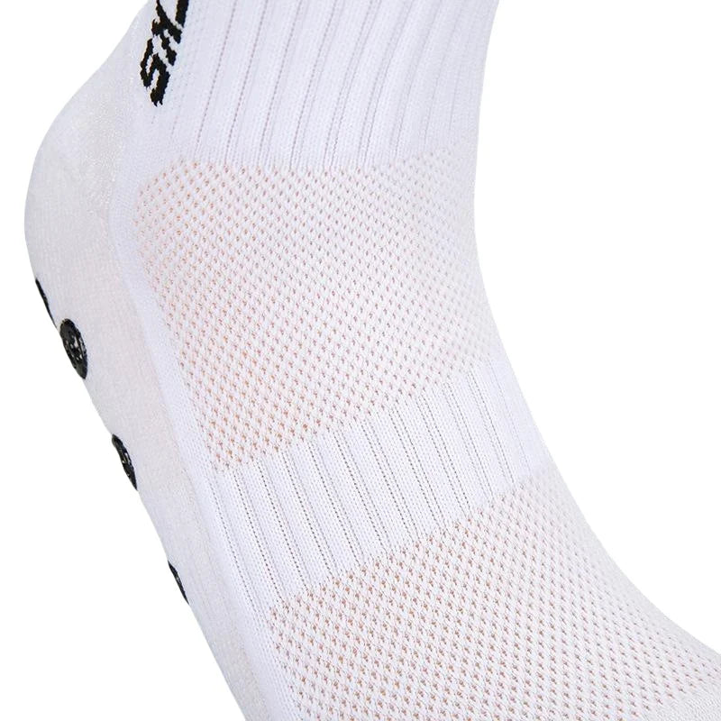 Men's Soccer Socks - 4 Pairs Non Slip Athletic Grip Cushion Pad Socks for Football & Basketball - ZOOMNSTORE