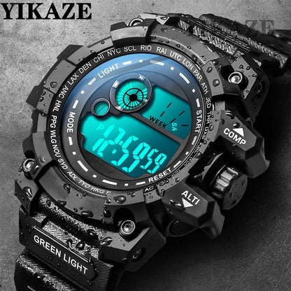 Men's Sport Watch – Waterproof Digital Wristwatch With Stopwatch Timer - ZOOMNSTORE