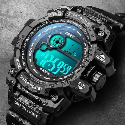 Men's Sport Watch – Waterproof Digital Wristwatch With Stopwatch Timer - ZOOMNSTORE