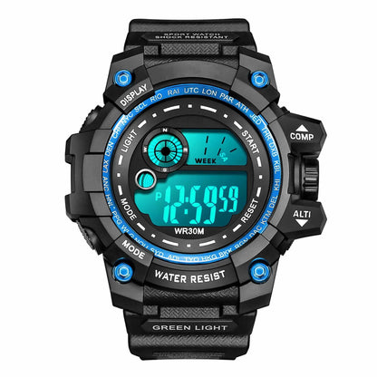 Men's Sport Watch – Waterproof Digital Wristwatch With Stopwatch Timer - ZOOMNSTORE