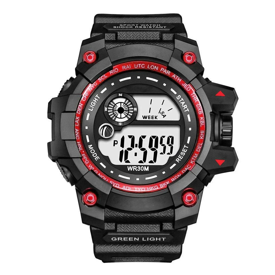 Men's Sport Watch – Waterproof Digital Wristwatch With Stopwatch Timer - ZOOMNSTORE
