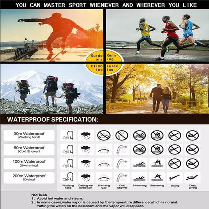 Men's Sport Watch – Waterproof Digital Wristwatch With Stopwatch Timer - ZOOMNSTORE