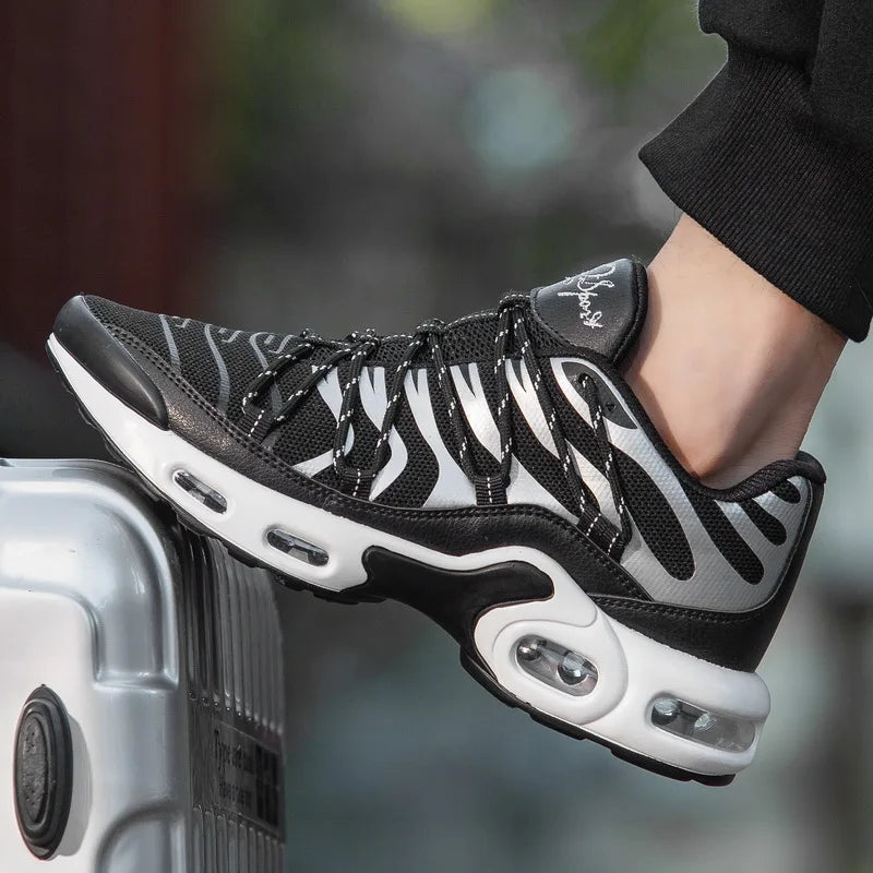 Men's Gym Jogging Soft Cozy Air Cushion Sports Shoes Men&Women Casual Shoes Versatile Outdoor Walking Non-slip Wear Resistant - ZOOMNSTORE