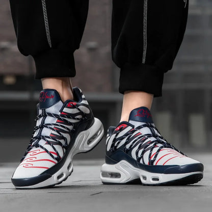 Men's Gym Jogging Soft Cozy Air Cushion Sports Shoes Men&Women Casual Shoes Versatile Outdoor Walking Non-slip Wear Resistant - ZOOMNSTORE