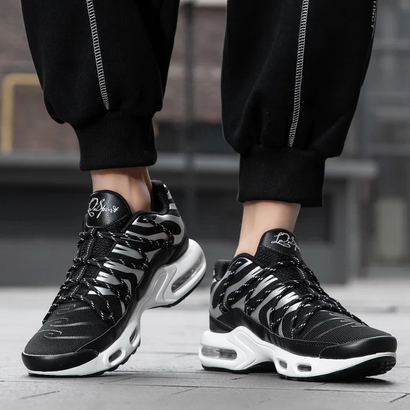 Men's Gym Jogging Soft Cozy Air Cushion Sports Shoes Men&Women Casual Shoes Versatile Outdoor Walking Non-slip Wear Resistant - ZOOMNSTORE