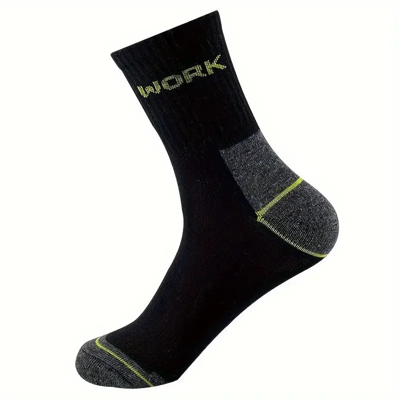 Mens Moisture-Wicking Cotton Sports Socks - Cushioned Hiking  Outdoor Anti-Slip 30 Pairs - ZOOMNSTORE