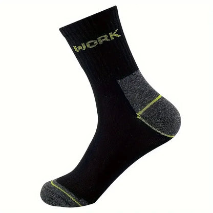 Mens Moisture-Wicking Cotton Sports Socks - Cushioned Hiking  Outdoor Anti-Slip 30 Pairs - ZOOMNSTORE