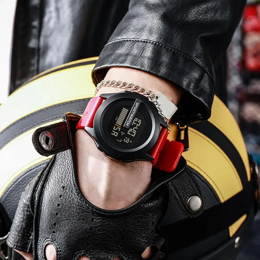 Men's Sports Watch - LED Digital Waterproof Fitness Tracker With Alarm Clock - ZOOMNSTORE