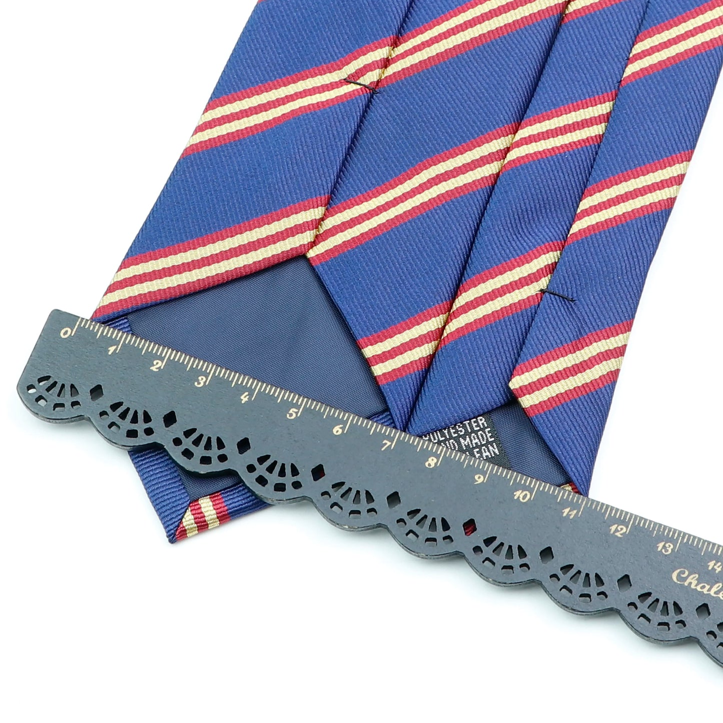 Classic Stripe Mens Tie - Jacquard Necktie in Red Blue Green for Daily Wear and Weddings - ZOOMNSTORE