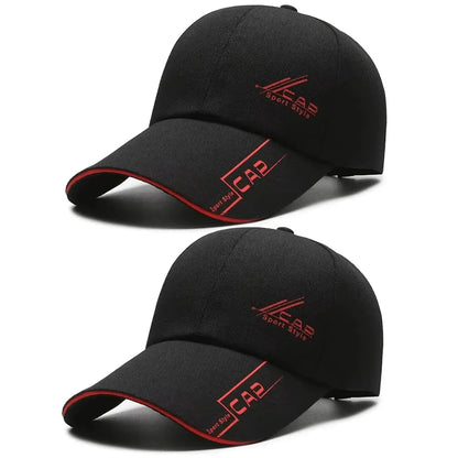Mens Summer Long Brim Baseball Cap - Outdoor Fishing Hat - ZOOMNSTORE