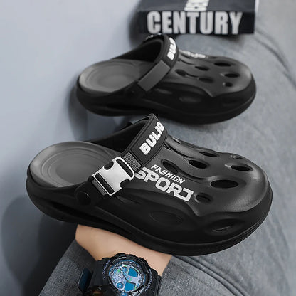 Men's Summer Clogs - Non Slip Sandals With Buckle Strap | Wear Resistant EVA Sole - ZOOMNSTORE