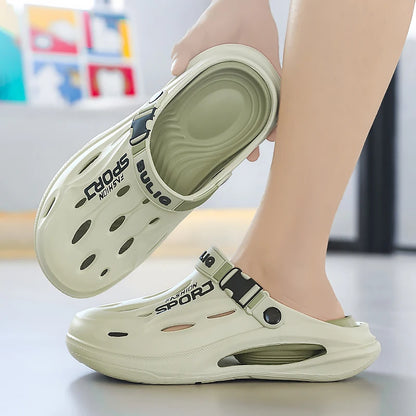 Men's Summer Clogs - Non Slip Sandals With Buckle Strap | Wear Resistant EVA Sole - ZOOMNSTORE