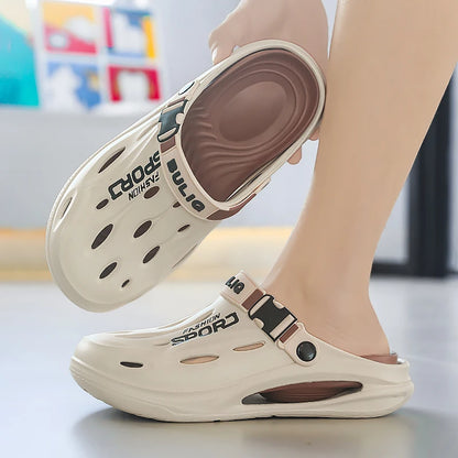 Men's Summer Clogs - Non Slip Sandals With Buckle Strap | Wear Resistant EVA Sole - ZOOMNSTORE