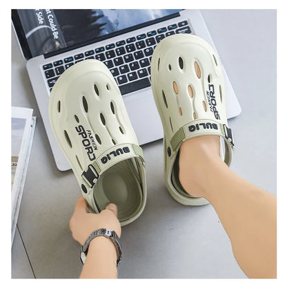 Men's Summer Clogs - Non Slip Sandals With Buckle Strap | Wear Resistant EVA Sole - ZOOMNSTORE