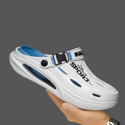 Men's Summer Clogs - Non Slip Sandals With Buckle Strap | Wear Resistant EVA Sole - ZOOMNSTORE