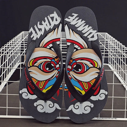 Mens Summer Flip Flops - Lightweight Anti-Skid Outdoor Sandals - ZOOMNSTORE