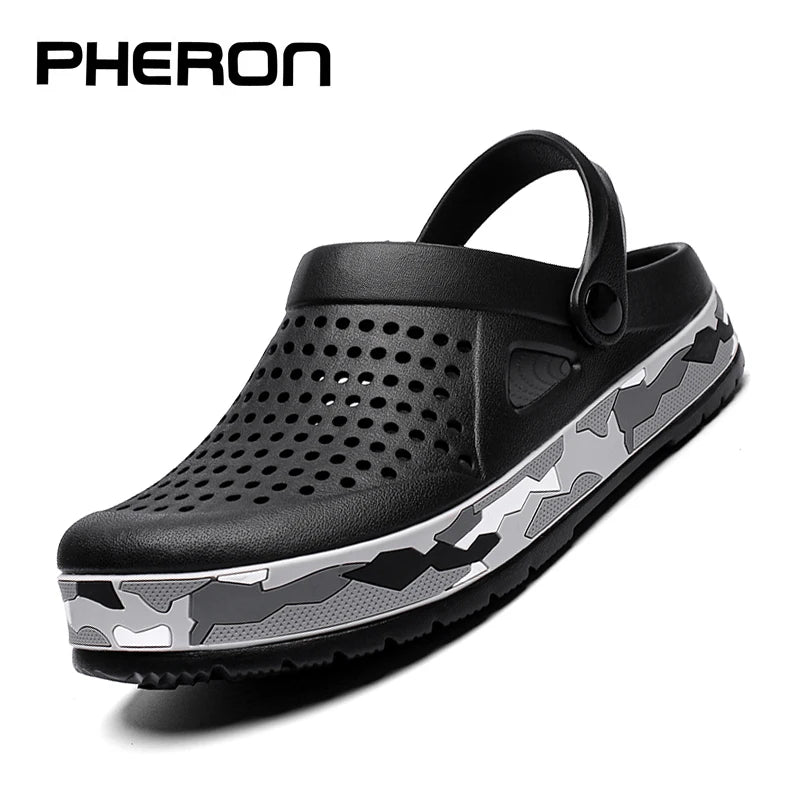 Men's Summer Sandals – Large Size Breathable EVA Slip-On Outdoor Shoes - ZOOMNSTORE