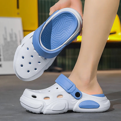 Mens Non-Slip Thick-Soled Sandals - Breathable Casual Beach Slippers - ZOOMNSTORE