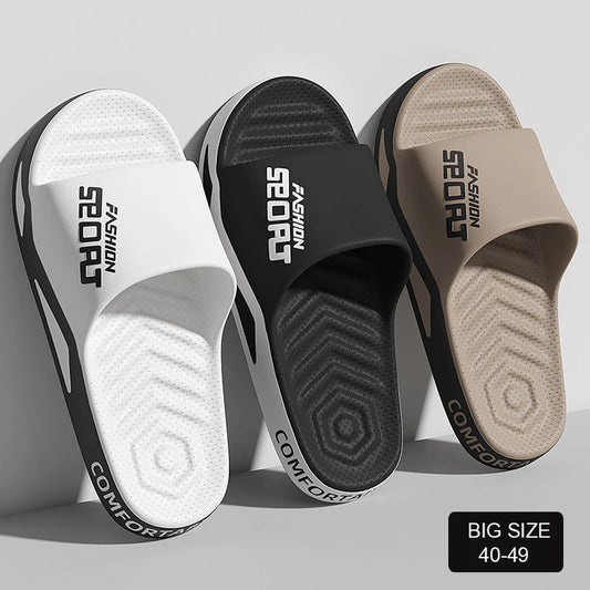 Mens Anti-Slip Summer Slippers - Soft Breathable PVC Slides for IndoorOutdoor Use - ZOOMNSTORE