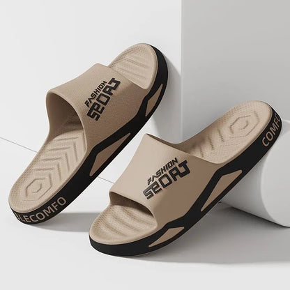 Mens Anti-Slip Summer Slippers - Soft Breathable PVC Slides for IndoorOutdoor Use - ZOOMNSTORE