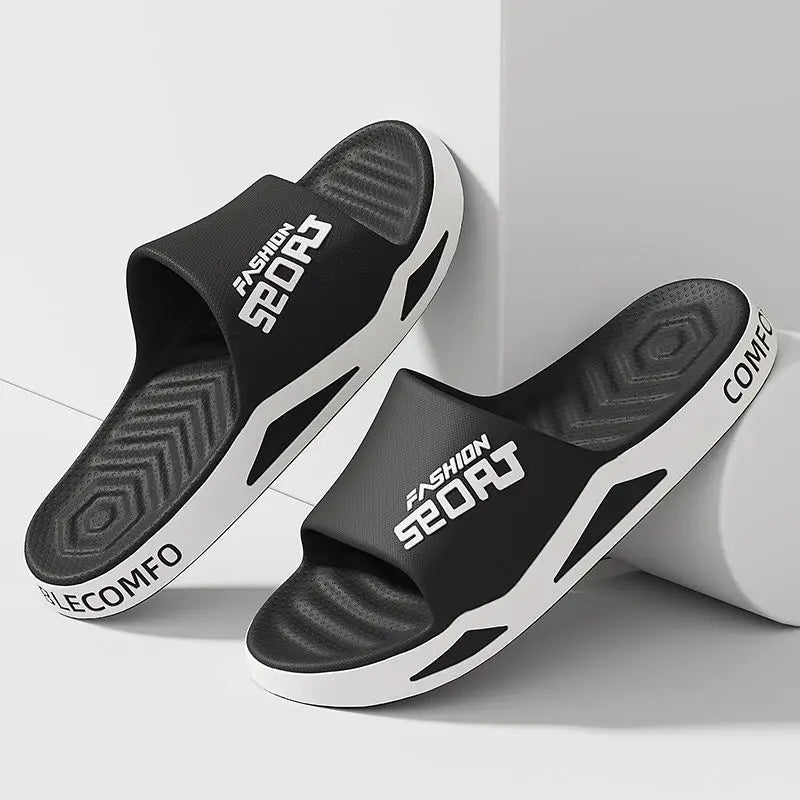 Mens Anti-Slip Summer Slippers - Soft Breathable PVC Slides for IndoorOutdoor Use - ZOOMNSTORE