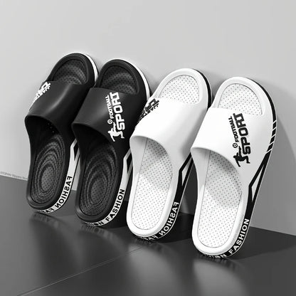 Mens PVC Summer Slippers - Soft Anti-Slip Outdoor Sandals - ZOOMNSTORE