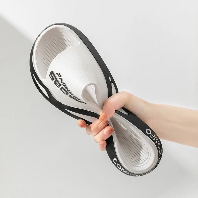 Mens PVC Summer Slippers - Soft Anti-Slip Outdoor Sandals - ZOOMNSTORE