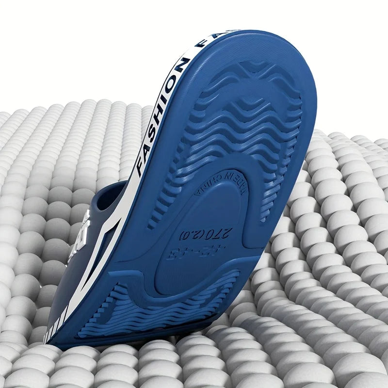 Mens PVC Summer Slippers - Soft Anti-Slip Outdoor Sandals - ZOOMNSTORE