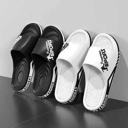 Mens PVC Summer Slippers - Soft Anti-Slip Outdoor Sandals - ZOOMNSTORE