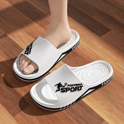 Mens PVC Summer Slippers - Soft Anti-Slip Outdoor Sandals - ZOOMNSTORE