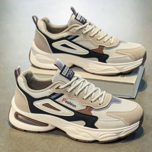 Mens Trendy Summer Sneakers - Breathable Casual Sports Shoes - ZOOMNSTORE