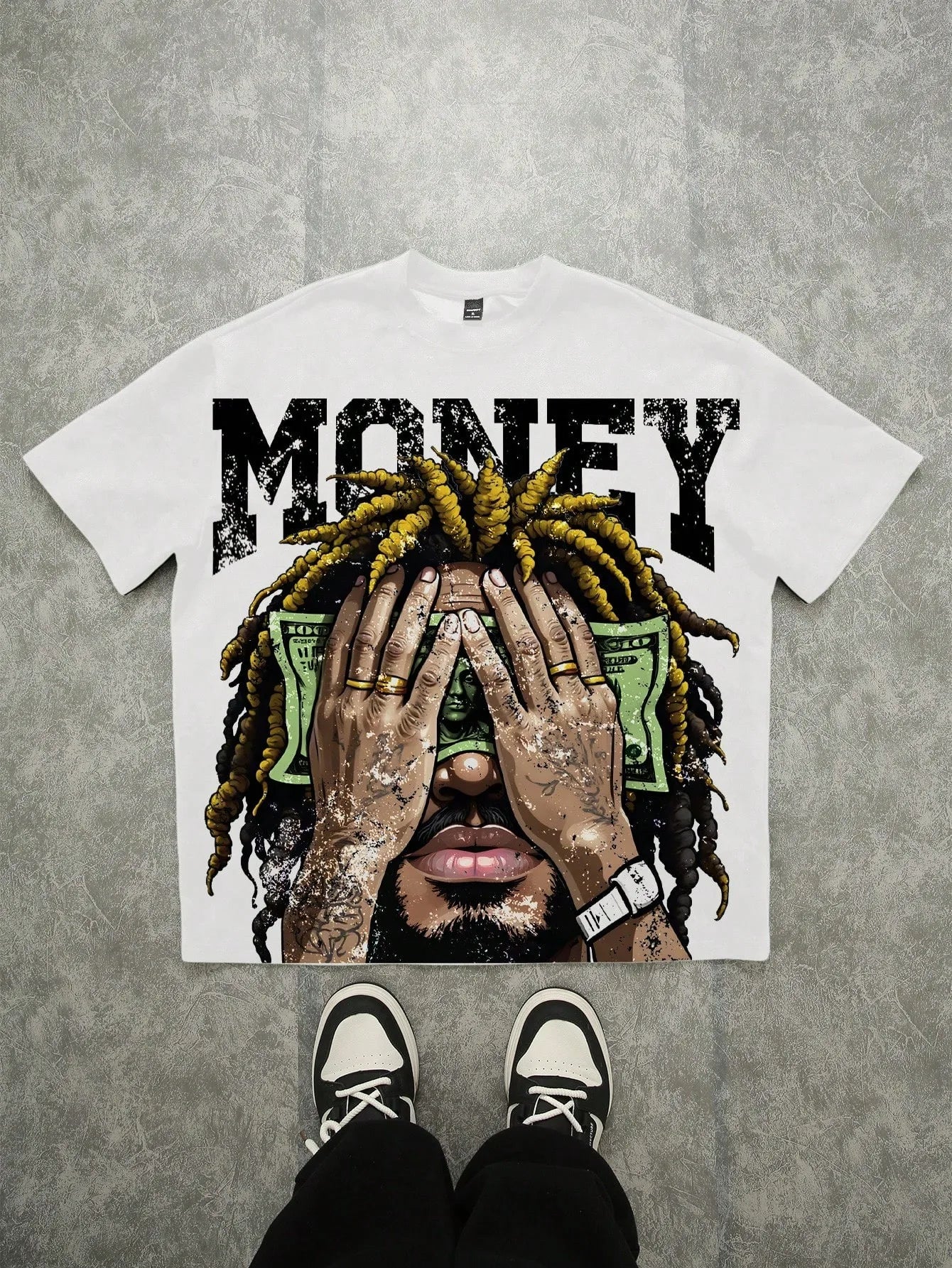 Men's Summer T-Shirt - Breathable Lightweight Polyester Tee With 3D Letter Print - ZOOMNSTORE