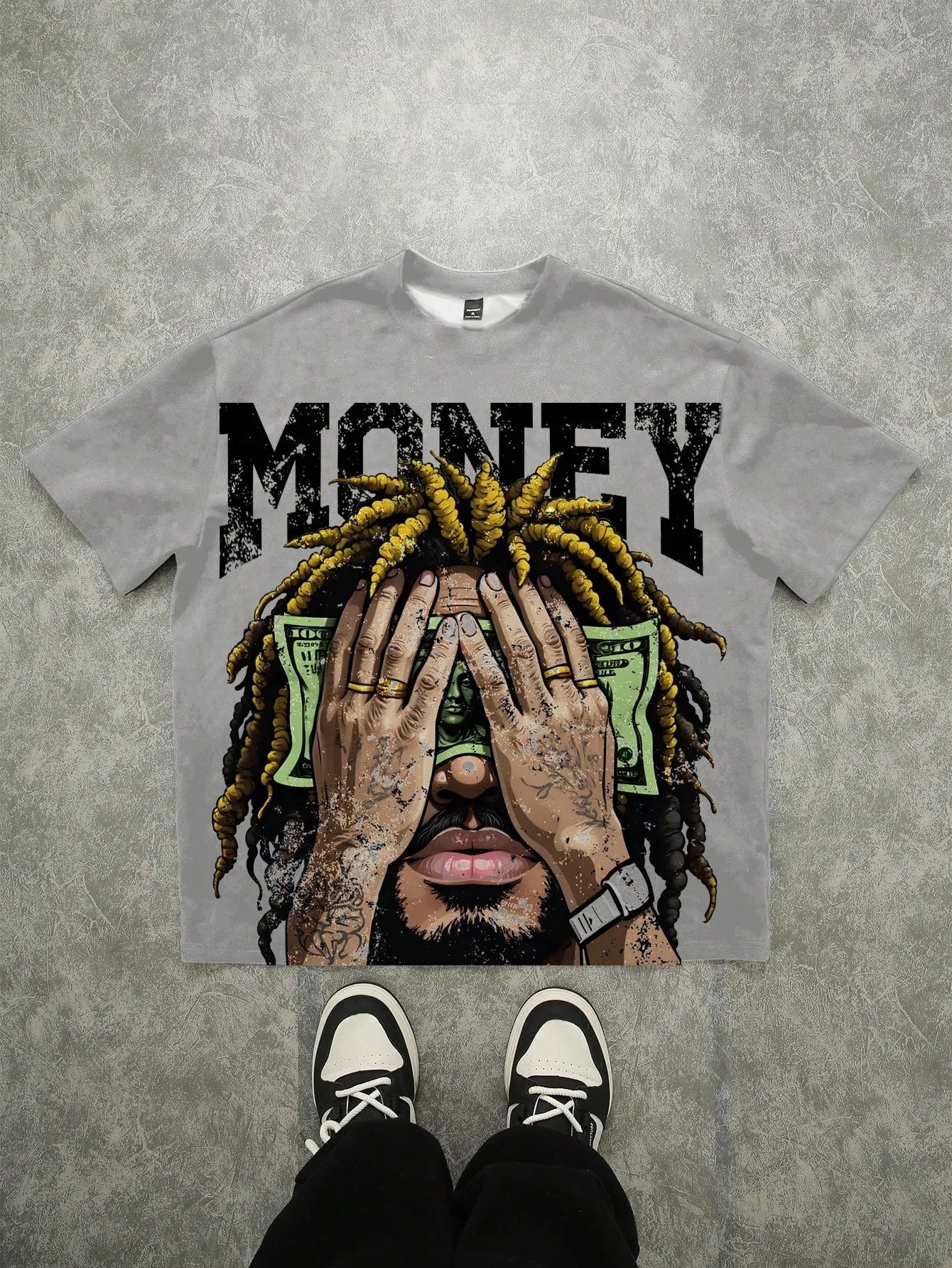 Men's Summer T-Shirt - Breathable Lightweight Polyester Tee With 3D Letter Print - ZOOMNSTORE