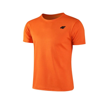 Mens Quick-Dry Training T-Shirt - Breathable Short Sleeve Gym Top - ZOOMNSTORE