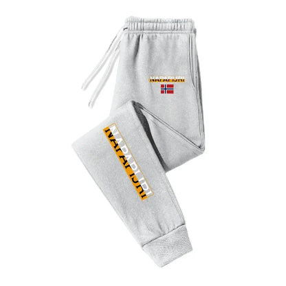 New Men's Sweatpants Spring Autumn Fleece Pants Sportswear Pants Casual Drawstring Pockets Trousers Oversize Sweatpants For Men - ZOOMNSTORE
