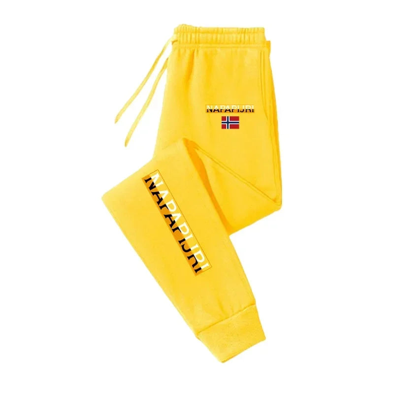 New Men's Sweatpants Spring Autumn Fleece Pants Sportswear Pants Casual Drawstring Pockets Trousers Oversize Sweatpants For Men - ZOOMNSTORE