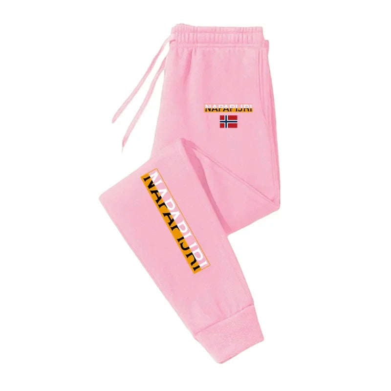 New Men's Sweatpants Spring Autumn Fleece Pants Sportswear Pants Casual Drawstring Pockets Trousers Oversize Sweatpants For Men - ZOOMNSTORE