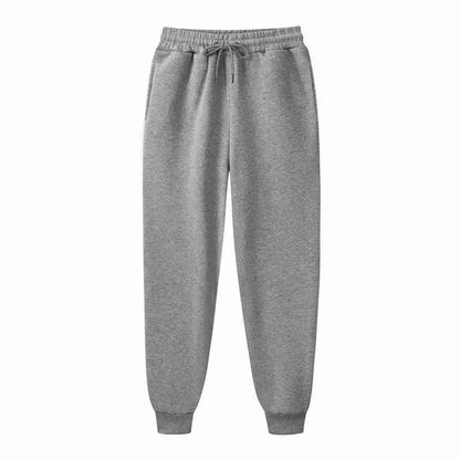Men's Sweatpants Spring Autumn Fleece Pants Sport Long Pants Casual Drawstring Pockets Trousers Oversize Sweatpants For Men - ZOOMNSTORE
