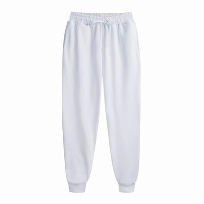 Men's Sweatpants Spring Autumn Fleece Pants Sport Long Pants Casual Drawstring Pockets Trousers Oversize Sweatpants For Men - ZOOMNSTORE