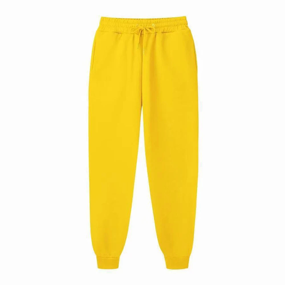 Men's Sweatpants Spring Autumn Fleece Pants Sport Long Pants Casual Drawstring Pockets Trousers Oversize Sweatpants For Men - ZOOMNSTORE