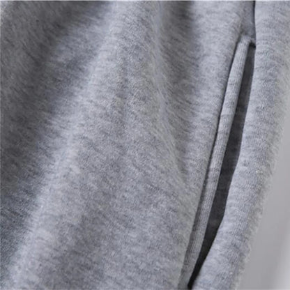 Men's Sweatpants Spring Autumn Fleece Pants Sport Long Pants Casual Drawstring Pockets Trousers Oversize Sweatpants For Men - ZOOMNSTORE