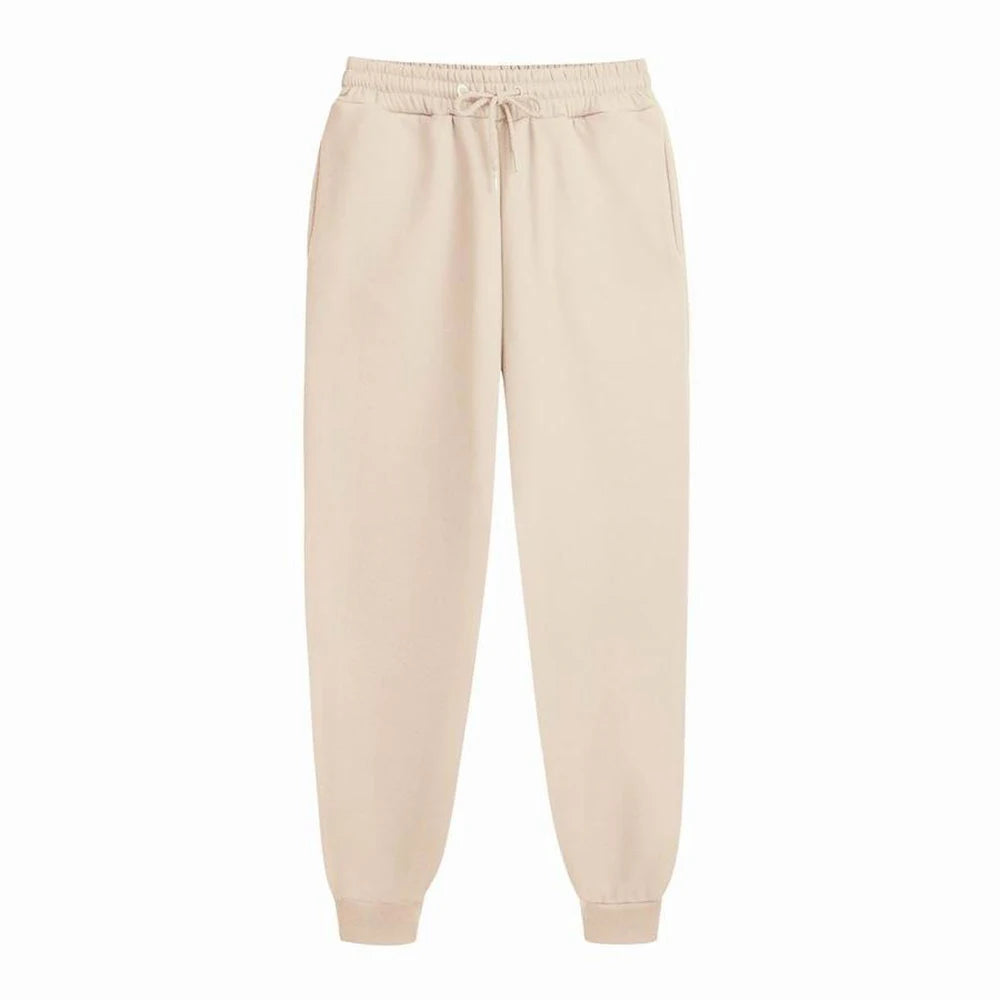 Men's Sweatpants Spring Autumn Fleece Pants Sport Long Pants Casual Drawstring Pockets Trousers Oversize Sweatpants For Men - ZOOMNSTORE