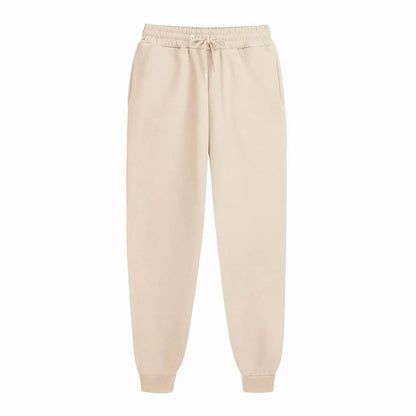 Men's Sweatpants Spring Autumn Fleece Pants Sport Long Pants Casual Drawstring Pockets Trousers Oversize Sweatpants For Men - ZOOMNSTORE