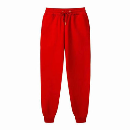 Men's Sweatpants Spring Autumn Fleece Pants Sport Long Pants Casual Drawstring Pockets Trousers Oversize Sweatpants For Men - ZOOMNSTORE