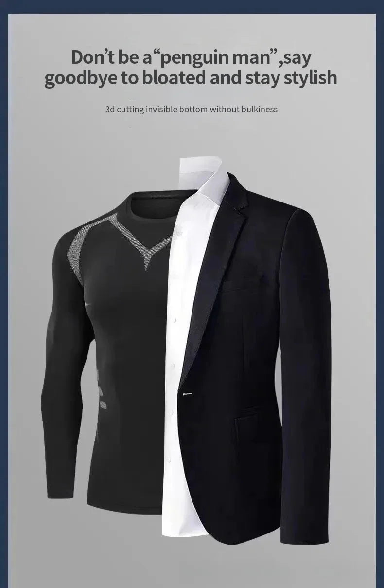 Men's Thermal Base Layer - Thickened Running Set With Quick Drying Sportswear - ZOOMNSTORE