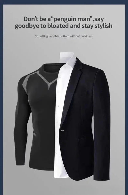 Men's Thermal Base Layer - Thickened Running Set With Quick Drying Sportswear - ZOOMNSTORE