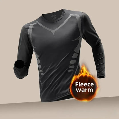 Men's Thermal Base Layer - Thickened Running Set With Quick Drying Sportswear - ZOOMNSTORE