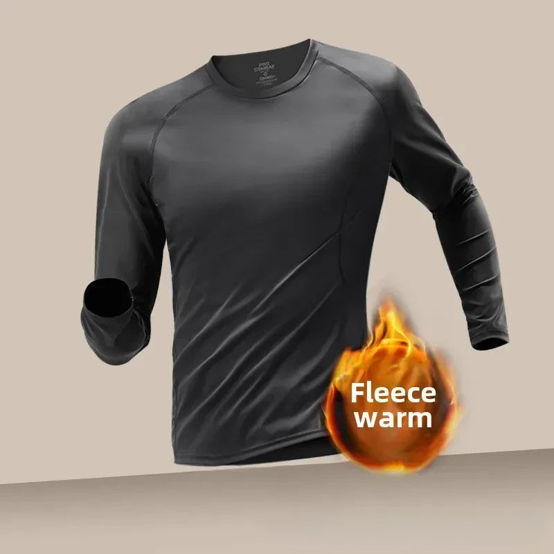 Men's Thermal Base Layer - Thickened Running Set With Quick Drying Sportswear - ZOOMNSTORE