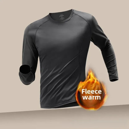 Men's Thermal Base Layer - Thickened Running Set With Quick Drying Sportswear - ZOOMNSTORE